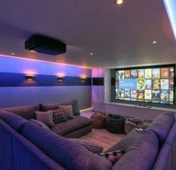 How can I get the best experience with a home theatre system at home?
