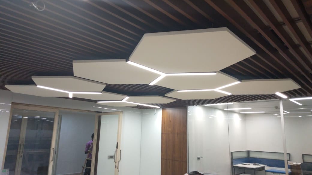 acoustic baffle ceiling