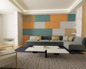 polyester fibre acoustic panel