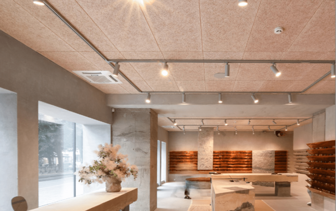 wood wool acoustic panel