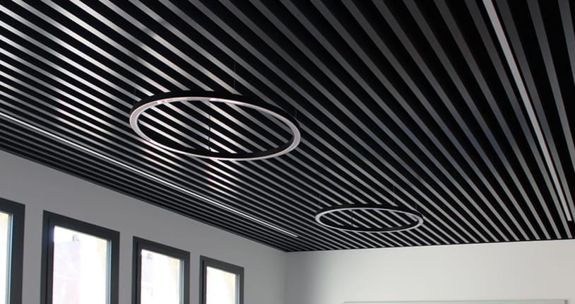 Metal Baffle Ceiling