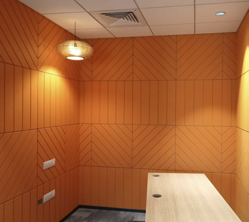 wood wool acoustic panel